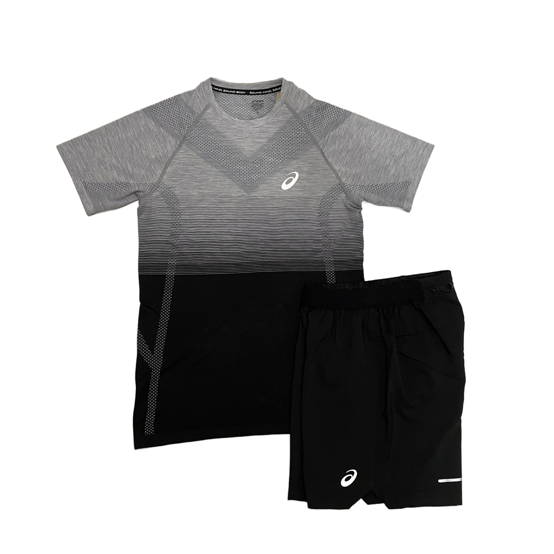 ASICS SEAMLESS T & CORE SHORTS SET - PERFORMANCE BLACK