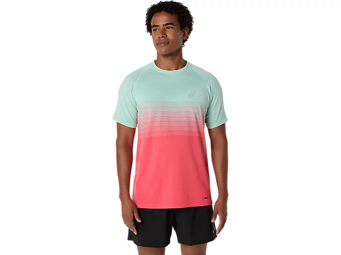 ASICS SEAMLESS T-SHIRT - CORAL REEF
