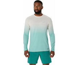ASICS SEAMLESS LONG SLEEVE T-SHIRT - OASIS GREEN