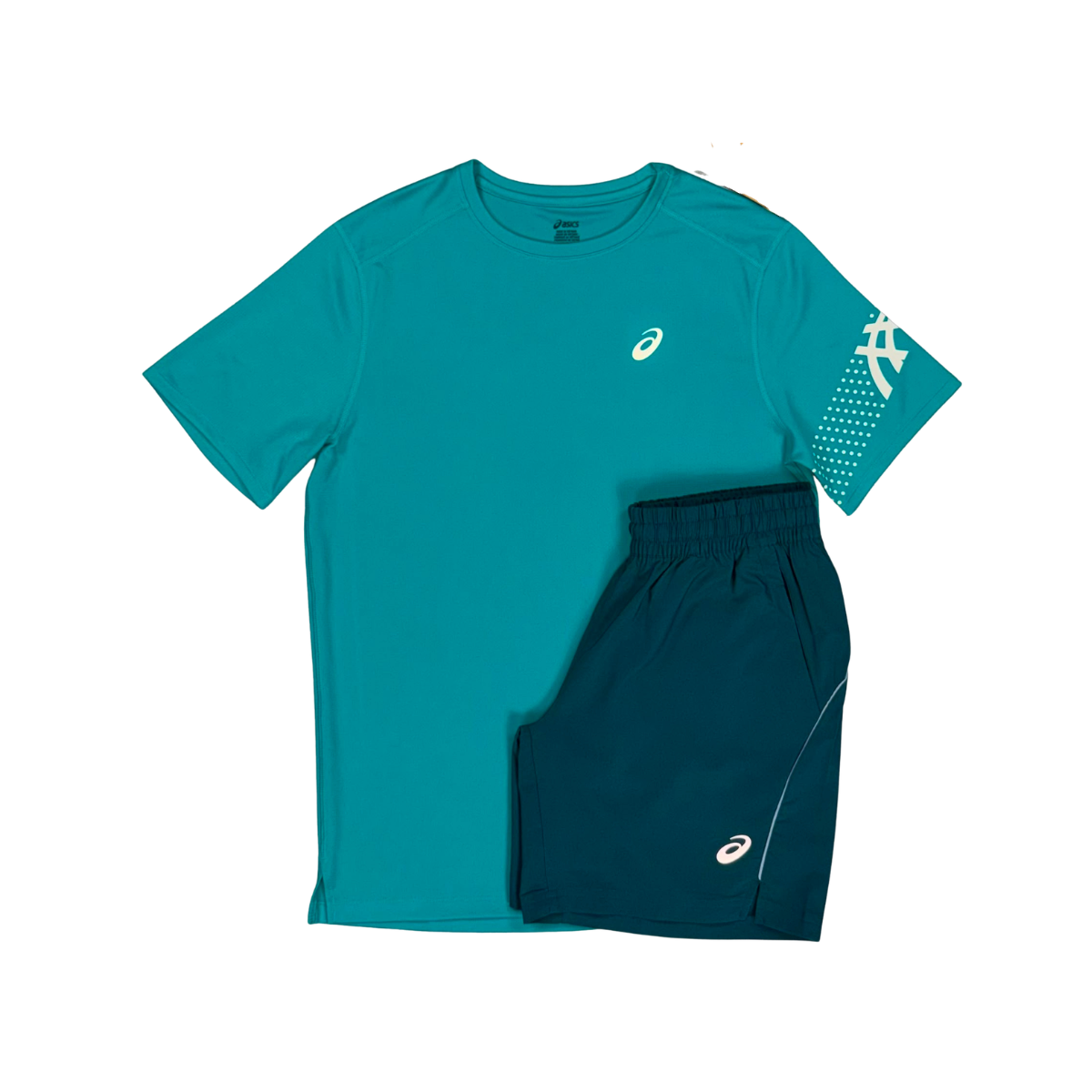 Asics icon short set - light teal
