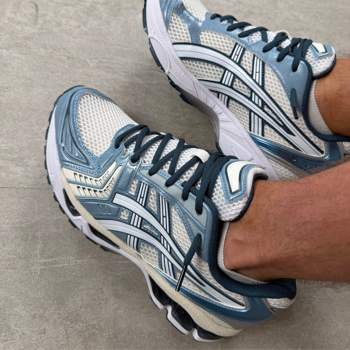 Asics Kayano 14 Cream Raw Indigo