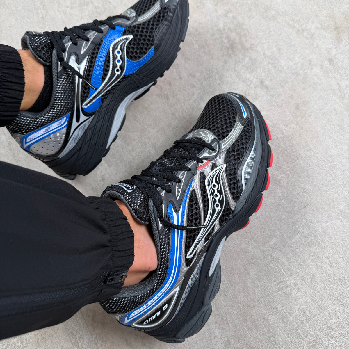 Saucony Pro Grid Omni 9 Black Multi